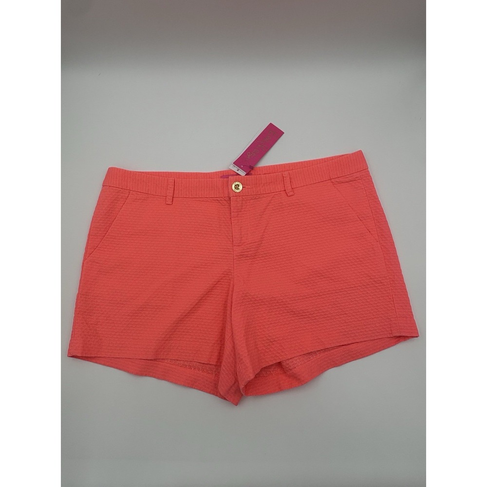 NWT Lilly Pulitzer Callahan Shorts Sz 16 Cayenne Coral